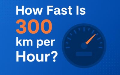 How Fast Is 300 km per Hour? – KMH to MPH Explained