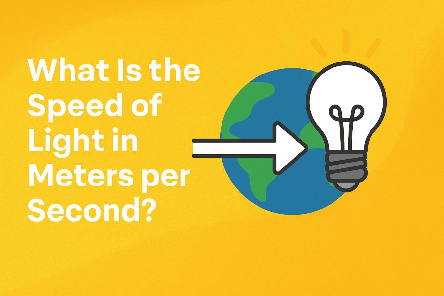 What Is the Speed of Light in Meters per Second