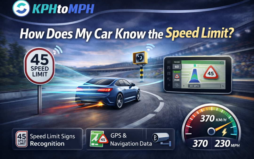 how does my car know the speed limit